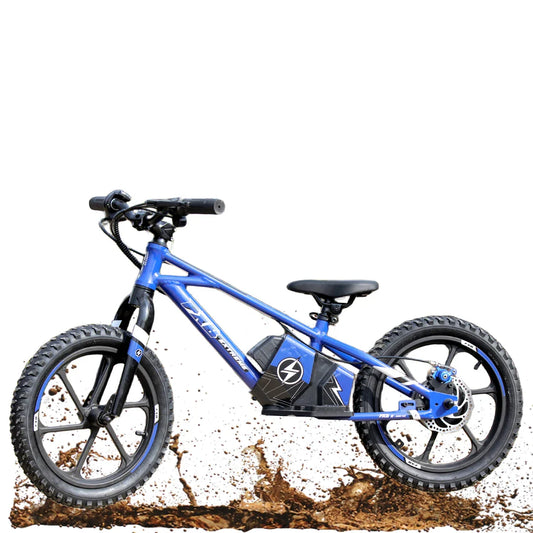 KTX-707603 16 Inch Electric Balance Bike for Kids with 350W Motor and Adjustable Suspension