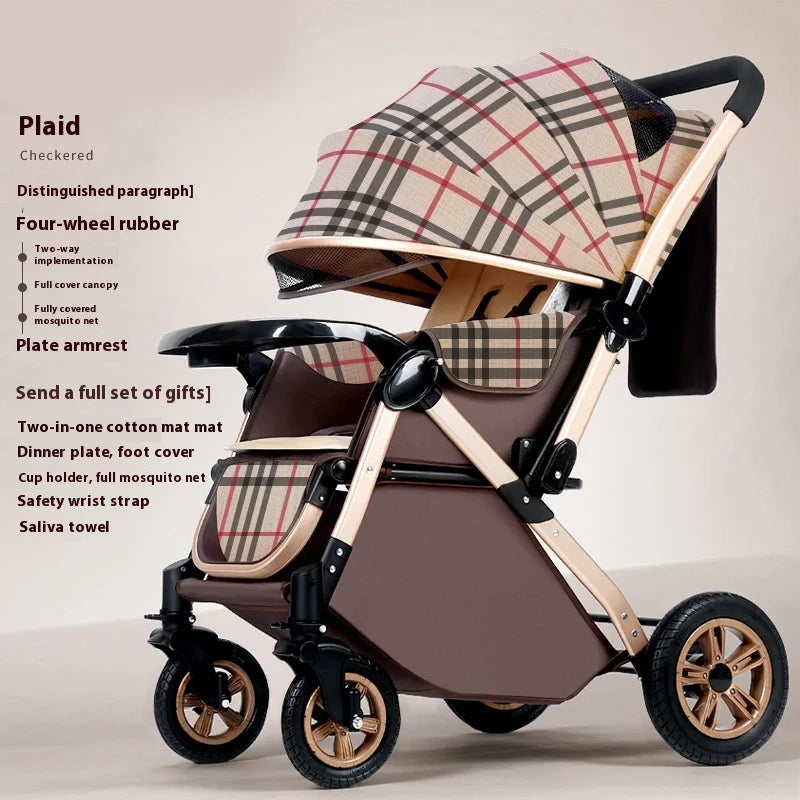KTX-708371 Lightweight Folding Baby Stroller with Easy Maneuverability and Comfortable Design
