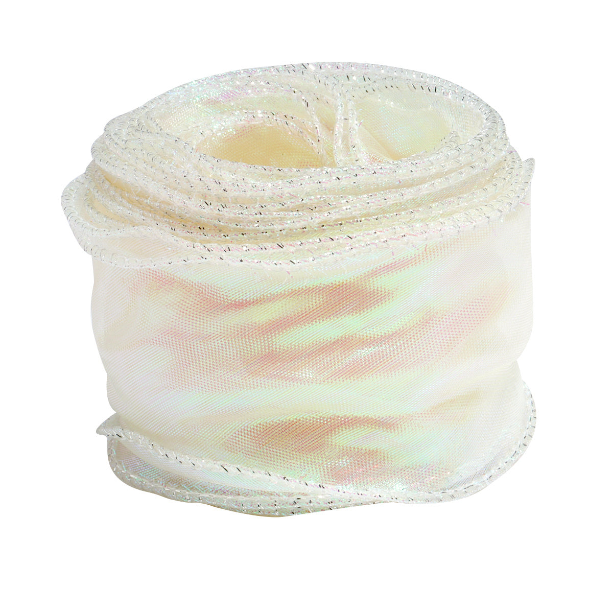 KTX-710163 Colorful Fishtail Organza Yarn Wave Edge Lace Ribbons - 5 Yards x 4 cm for DIY Bouquets and Gift Packaging