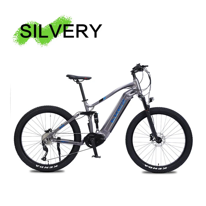 KTX-711187 Electric Mountain Bike, 27.5" All-Terrain E-Bike, 48V 500W, 9-SPEED, Hydraulic Brakes, Eco-Friendly, Fast Shipping