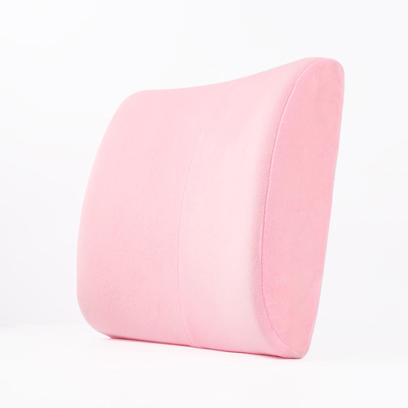 KTX-711315 Memory Foam Car Cushion in Solid Colors - Gray, Navy Blue, Pink, Black, Modern Design