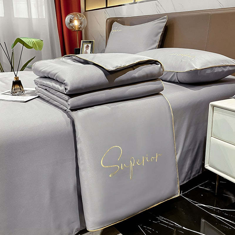 KTX-711635 Lightweight Ice Silk Summer Blanket – Washable Tencel Duvet for Air Conditioning – Available in Multiple Sizes