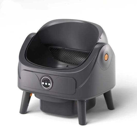 KTX-712083 Automatic Self-Cleaning Cat Litter Box, 74L Capacity, Waterproof Stainless Steel, Smart Monitoring, 11KG