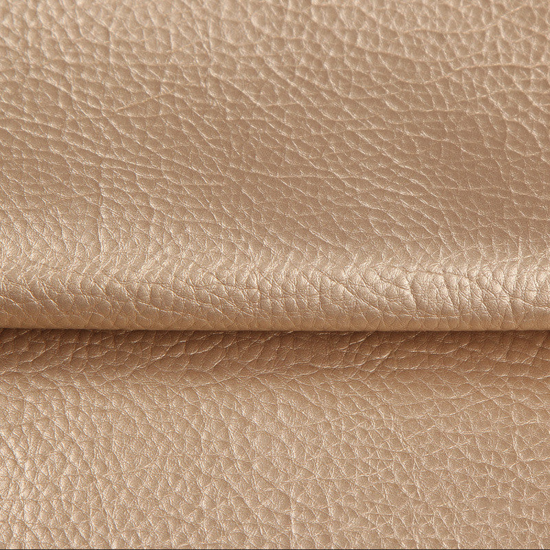 KTX-712467 Adhesive Large Litchi Artificial Leather for DIY Projects and Home Improvement - 138cm Width, Waterproof, Soft and Elastic