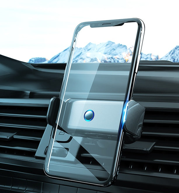 KTX-712851 Electric Smart Bracket for Car Navigation, Aluminum Alloy & ABS, One-Handed Pickup, Space Gray/Abyss Black