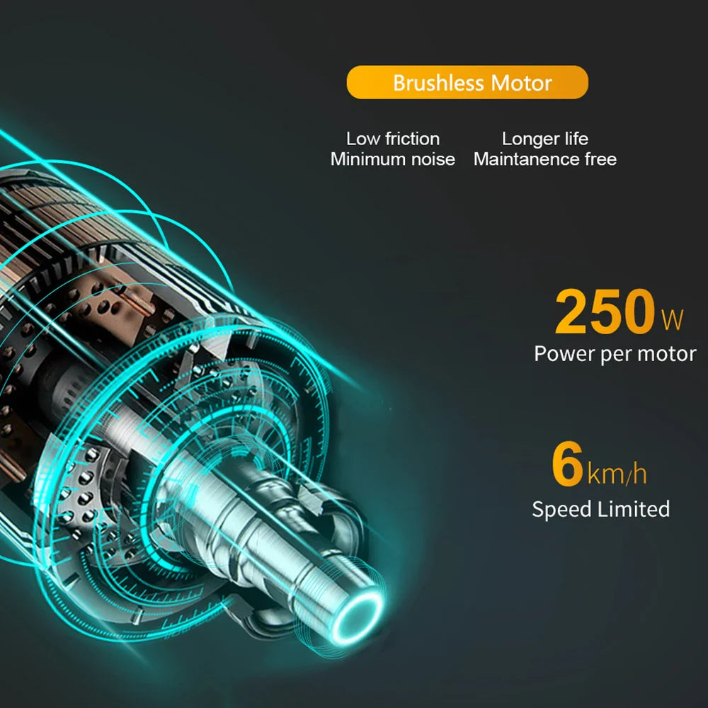 KTX-713811 Folding Ultra-Light Electric Wheelchair with Dual Motors and Lithium Battery, 120kg Capacity, 20km Range