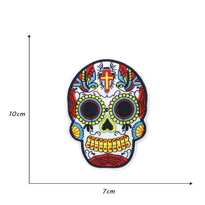 KTX-714771 Embroidered Polyester Fabric Sticker for Car Sun Love Decorations