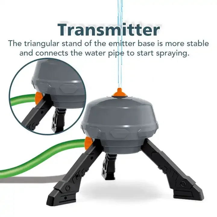 KTX-714771 Water Rocket Sprinkler Toy Set for Kids - Fun Outdoor Garden Play with Eco-Friendly Materials