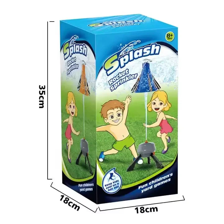KTX-714771 Water Rocket Sprinkler Toy Set for Kids - Fun Outdoor Garden Play with Eco-Friendly Materials