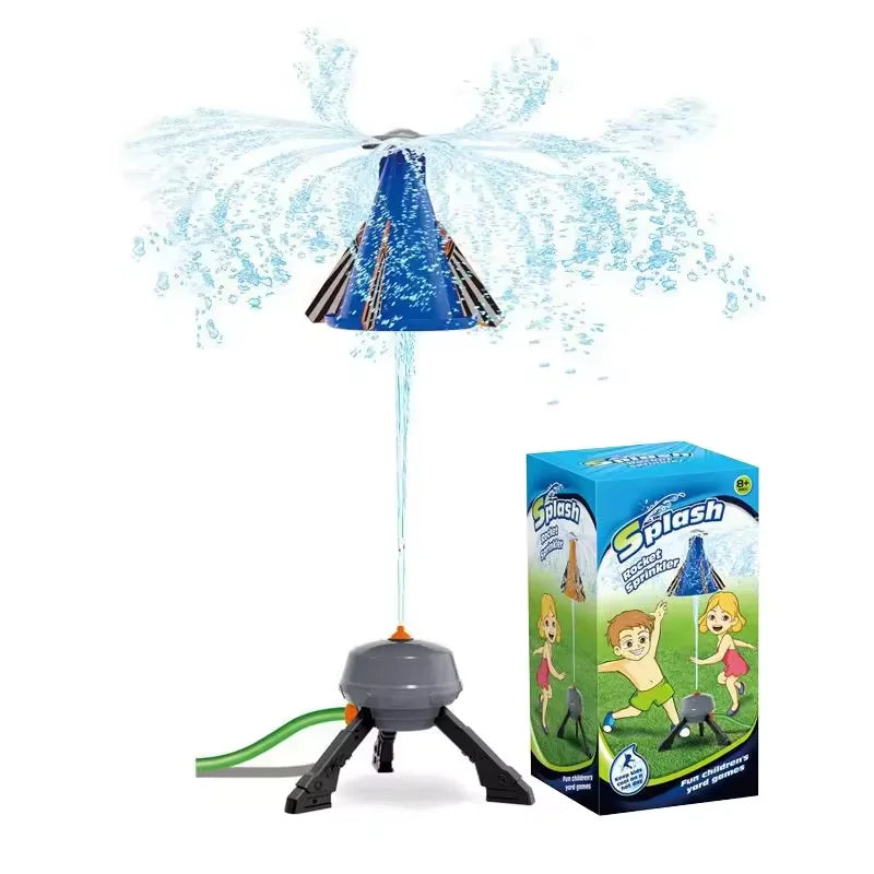 KTX-714771 Water Rocket Sprinkler Toy Set for Kids - Fun Outdoor Garden Play with Eco-Friendly Materials