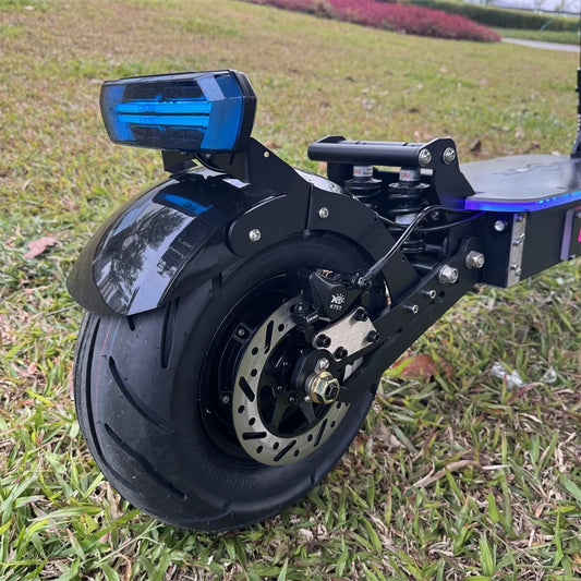 KTX-714963 Dual Motor Electric Scooter - 72V 10000W, 40Ah Battery, 120km Range, Waterproof with Colorful RGB Lights