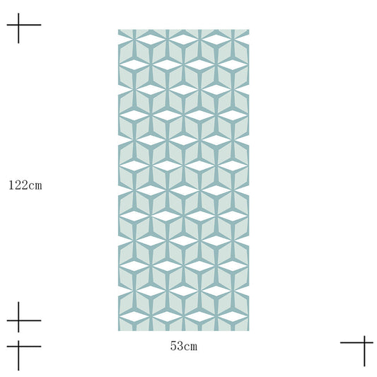 KTX-715795 Waterproof DIY Wall Sticker for Versatile Home Decor 53cm x 122cm