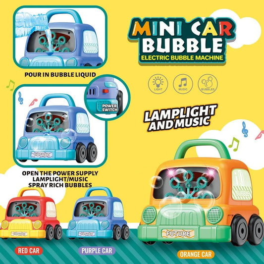 KTX-715923 Electric Cactus Bubble Machine with Music and Light for Kids – Portable Indoor and Outdoor Toy for All Ages