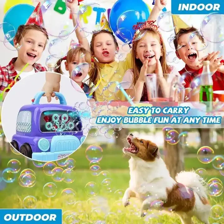 KTX-715923 Electric Cactus Bubble Machine with Music and Light for Kids – Portable Indoor and Outdoor Toy for All Ages
