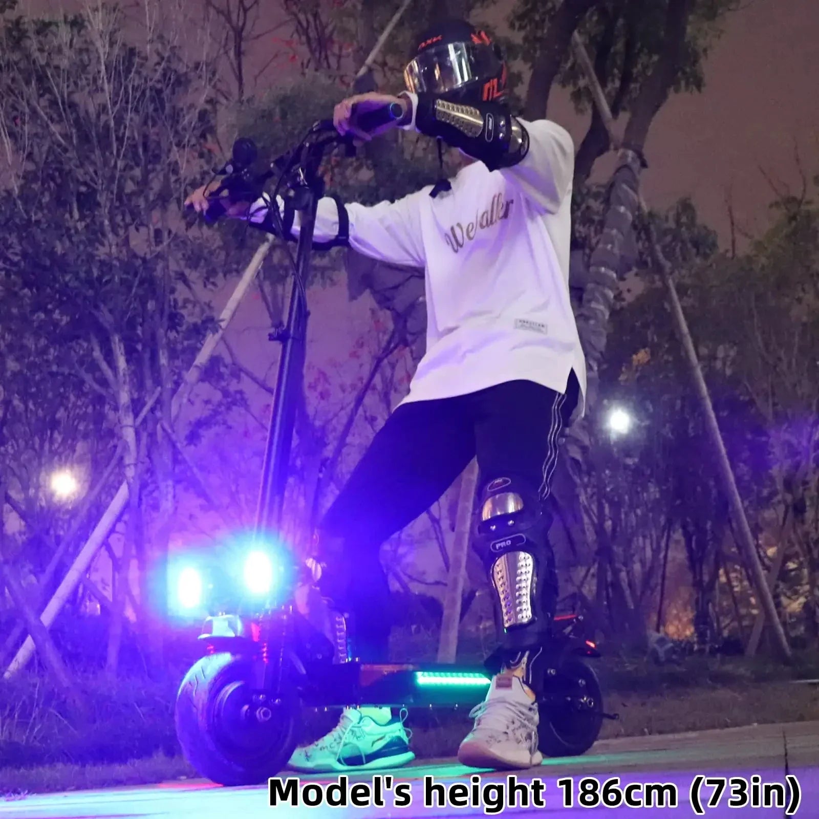 KTX-716115 Electric Scooter X500 with 2400W Dual Motors, 65km/h Max Speed, Full Suspension and Seat