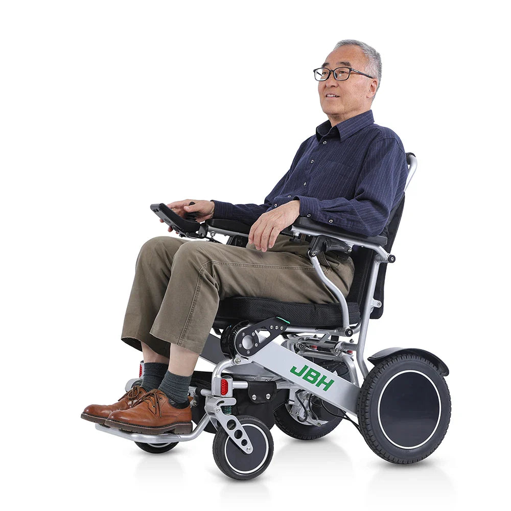 KTX-716115 Folding Portable Electric Wheelchair with Removable Battery and Light Aluminum Frame