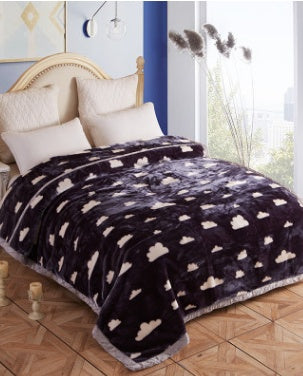 KTX-716563 Cozy Thickened Blanket for Ultimate Warmth and Comfort