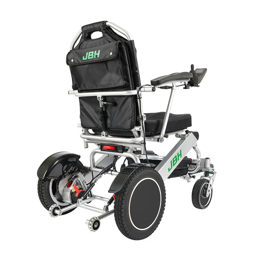 KTX-717267 Portable Lightweight Foldable Electric Wheelchair with Lithium Battery - Model D26, Aluminum Alloy Frame, 120 kg Capacity