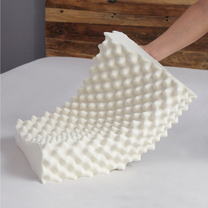 KTX-724627 Natural Latex Spike Neck Pillow - Adjustable Height, Comfortable Support for Adults