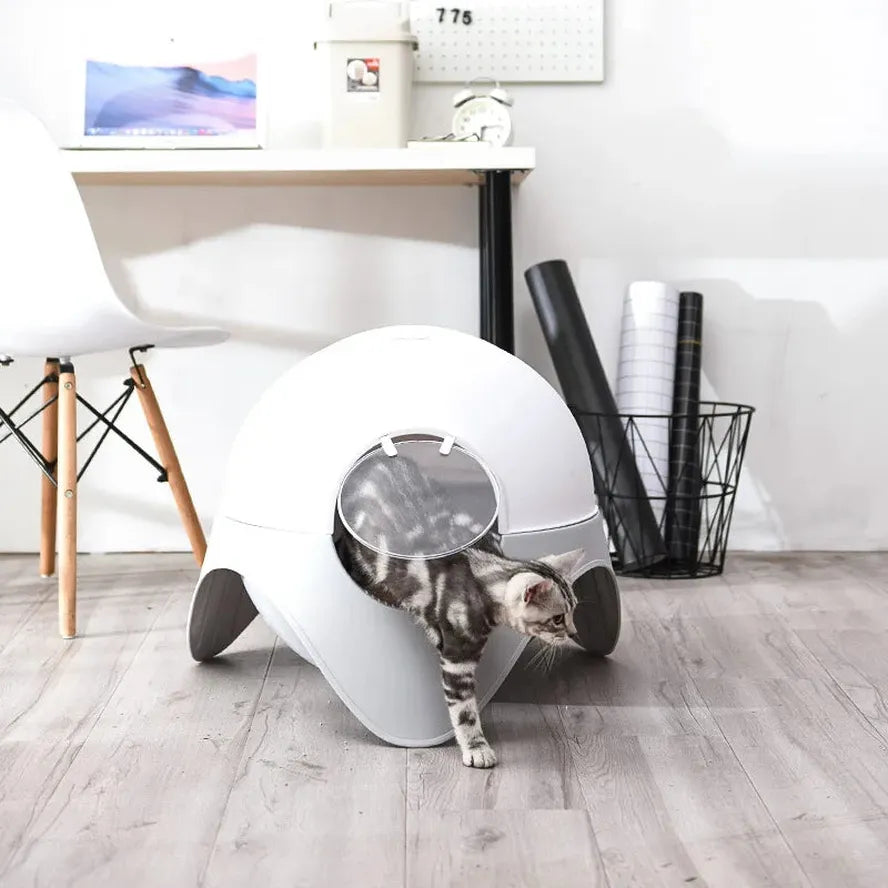 KTX-724755 Automatic Electronic Cat Litter Box with Self-Cleaning Function