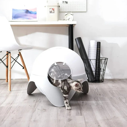 KTX-724755 Automatic Electronic Cat Litter Box with Self-Cleaning Function