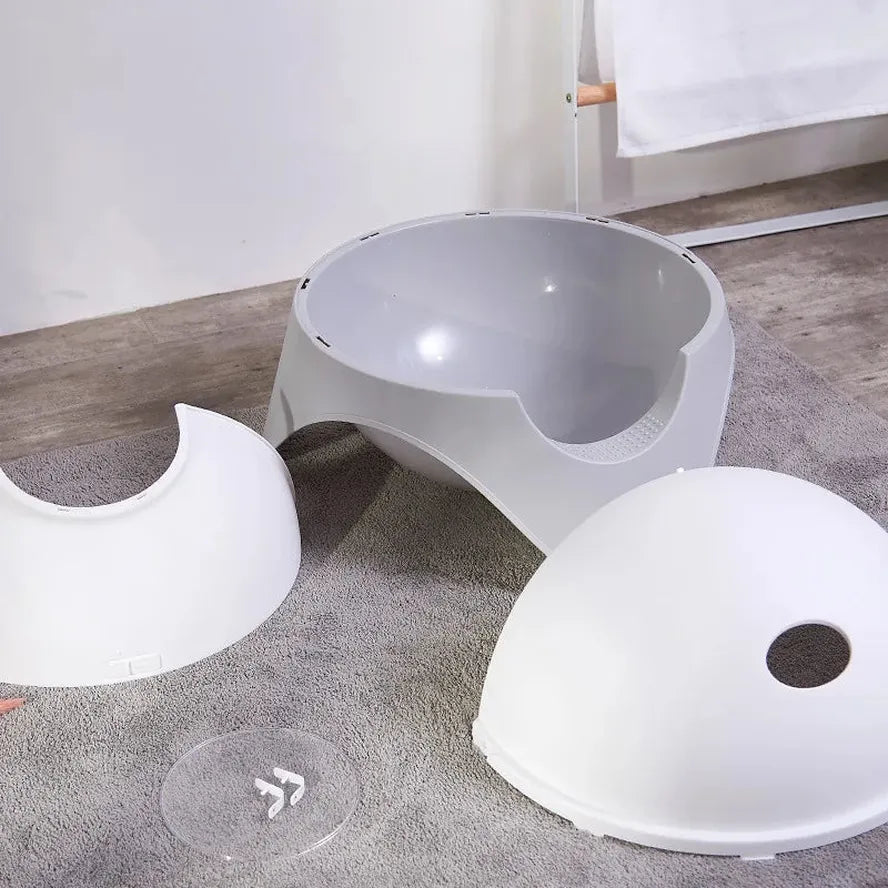 KTX-724755 Automatic Electronic Cat Litter Box with Self-Cleaning Function