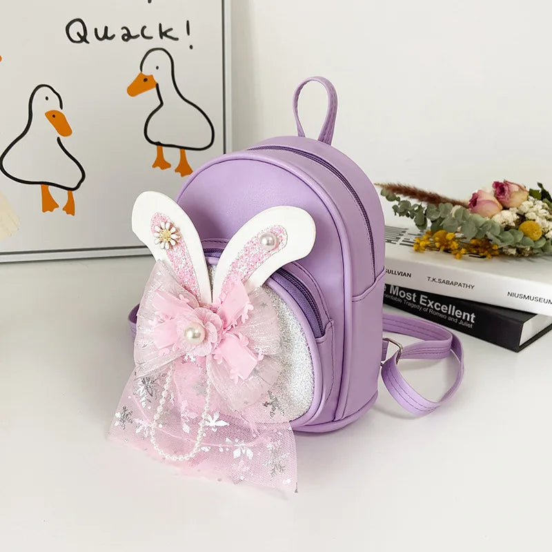 KTX-725395 Rainbow Horse Plush Backpack for Kids - 22x10x26CM, Animal Design, Perfect for School and Home Decoration