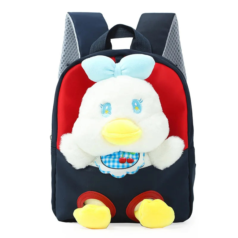 KTX-725395 Rainbow Horse Plush Backpack for Kids - 22x10x26CM, Animal Design, Perfect for School and Home Decoration