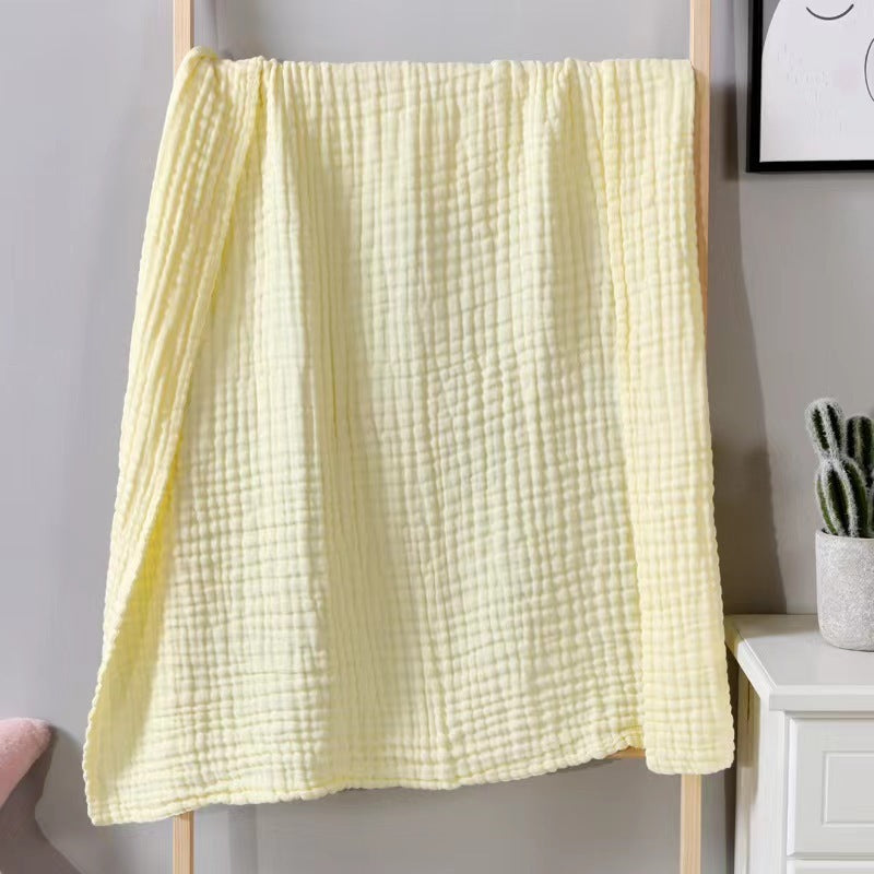 KTX-725715 Cotton 6-Layer Gauze Children's Blanket Scarf - Soft, Versatile, 105x105 cm