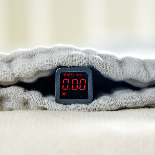 KTX-725715 Cotton 6-Layer Gauze Children's Blanket Scarf - Soft, Versatile, 105x105 cm