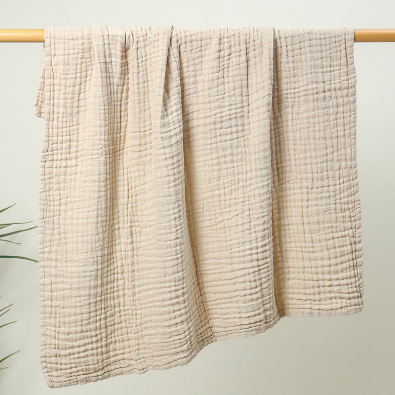 KTX-725715 Cotton 6-Layer Gauze Children's Blanket Scarf - Soft, Versatile, 105x105 cm
