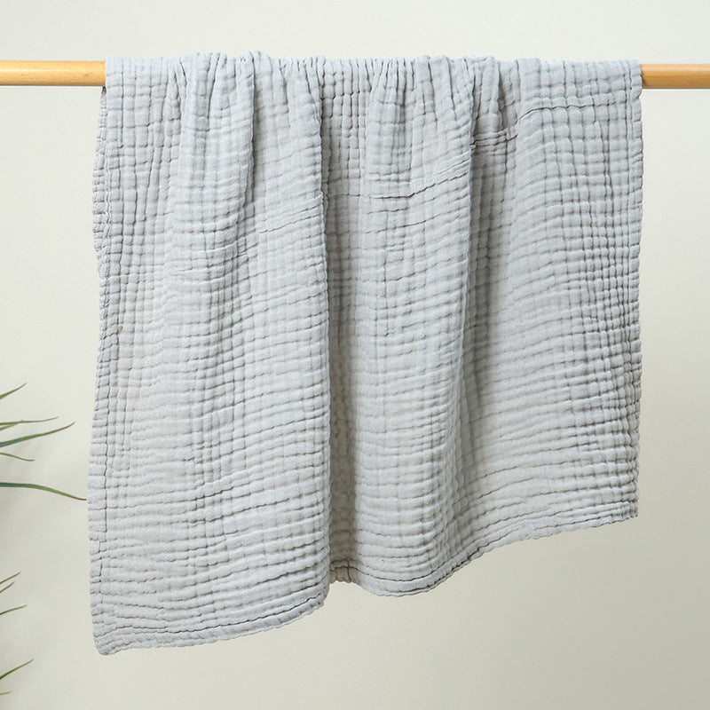 KTX-725715 Cotton 6-Layer Gauze Children's Blanket Scarf - Soft, Versatile, 105x105 cm