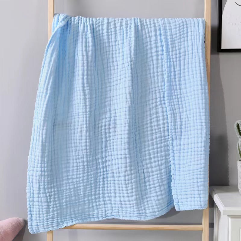 KTX-725715 Cotton 6-Layer Gauze Children's Blanket Scarf - Soft, Versatile, 105x105 cm