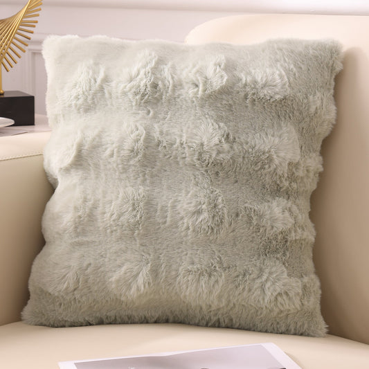 KTX-727251 Nordic Geometric Plush Pillowcase - Soft and Stylish Design