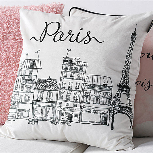 KTX-727443 Home Office Decorative Cushion - Fashionable Chemical Fiber Pillow, Multiple Styles Available