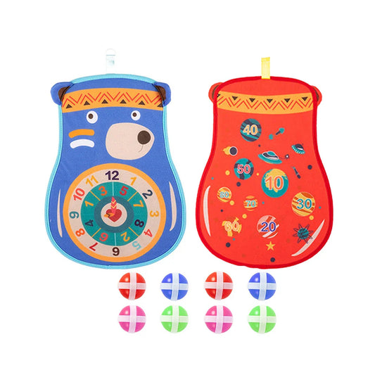 KTX-727699 Sticky Target Ball Toy Set for Indoor Dart Games - Family Fun for Ages 3+