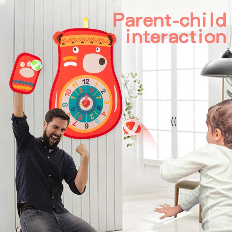 KTX-727699 Sticky Target Ball Toy Set for Indoor Dart Games - Family Fun for Ages 3+