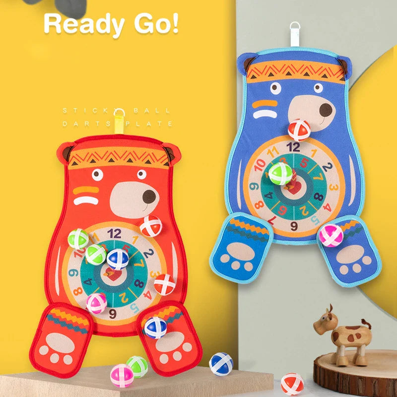 KTX-727699 Sticky Target Ball Toy Set for Indoor Dart Games - Family Fun for Ages 3+