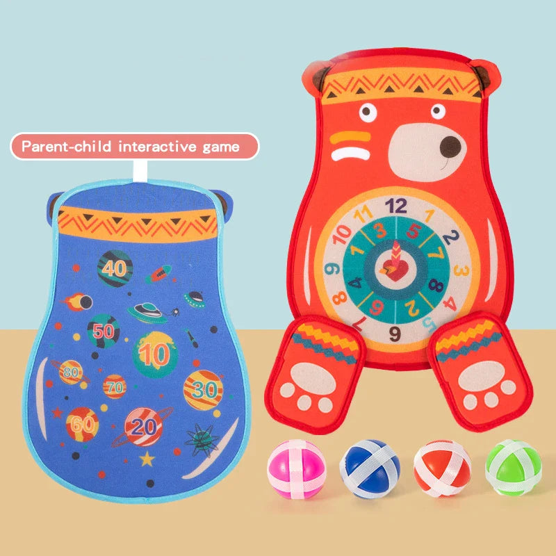 KTX-727699 Sticky Target Ball Toy Set for Indoor Dart Games - Family Fun for Ages 3+