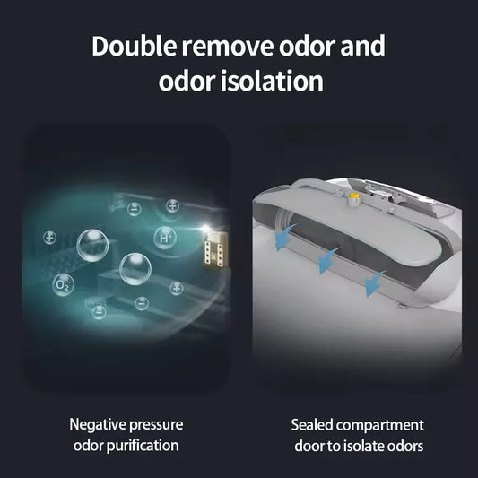 KTX-727891 Smart Self-Cleaning Cat Litter Box with Wi-Fi Connectivity and Eco-Friendly Design