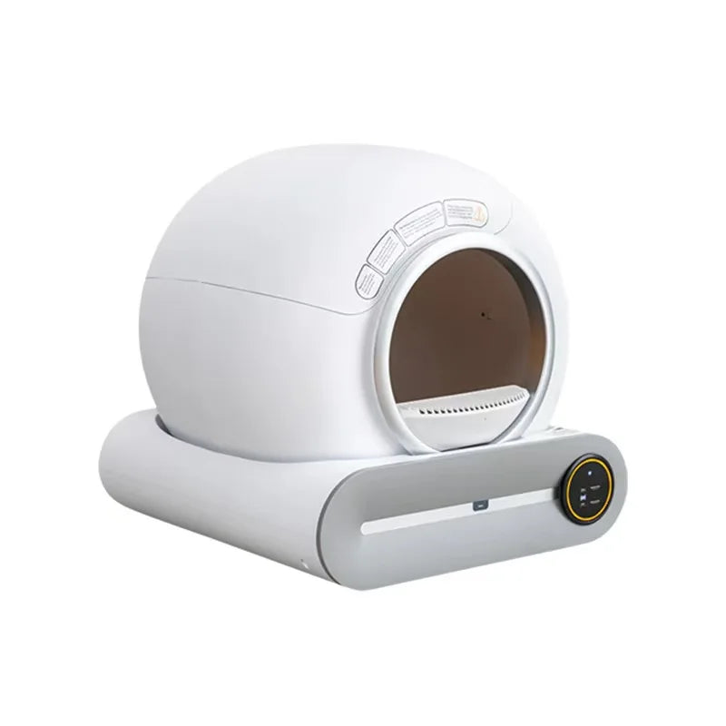 KTX-727891 Smart Self-Cleaning Cat Litter Box with Wi-Fi Connectivity and Eco-Friendly Design
