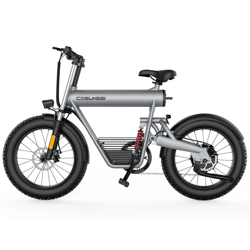 KTX-728147 Electric Fat Tire Bike with 500W/1000W/1500W Motor, 45km/h Speed, 7-Speed Gears, Aluminum Frame, and Integrated Battery