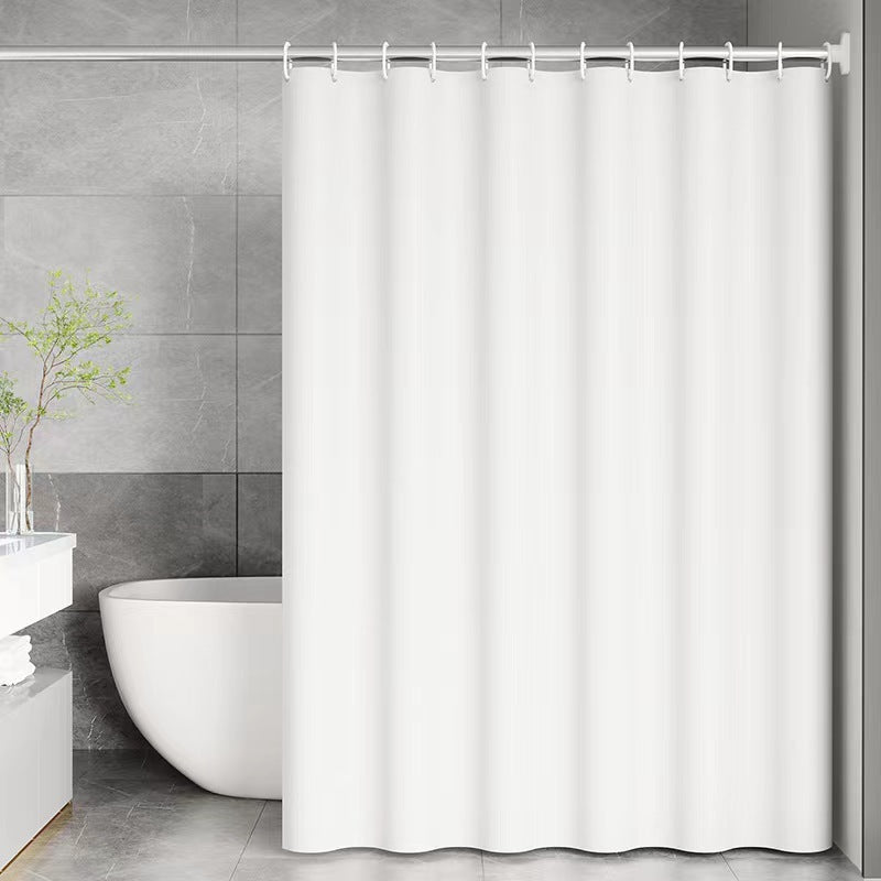 KTX-728147 Transparent PEVA Shower Curtain for Bathroom - Waterproof and Mildew-Proof, 180x180cm/200cm Options