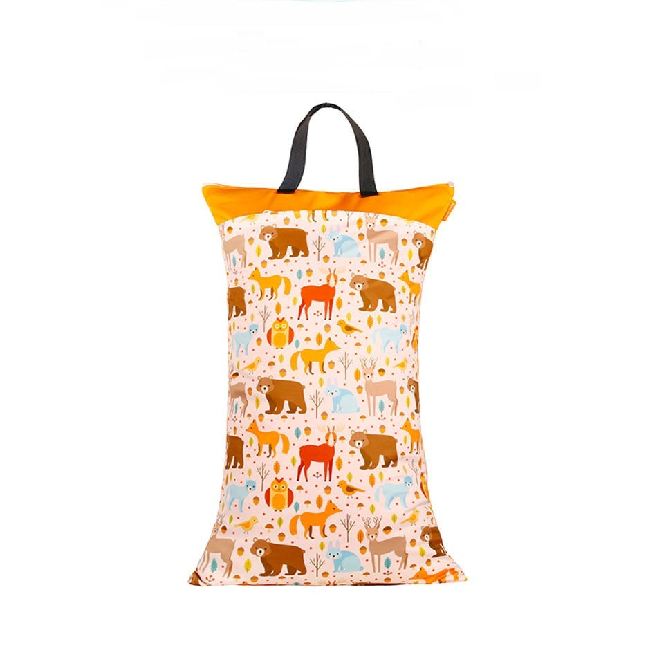 KTX-728275 Waterproof Diaper Storage Bag with Large Capacity for Baby Clothes and Accessories