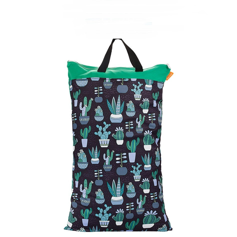 KTX-728275 Waterproof Diaper Storage Bag with Large Capacity for Baby Clothes and Accessories