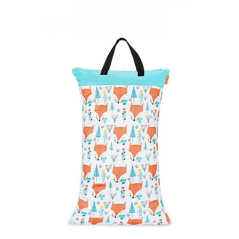 KTX-728275 Waterproof Diaper Storage Bag with Large Capacity for Baby Clothes and Accessories