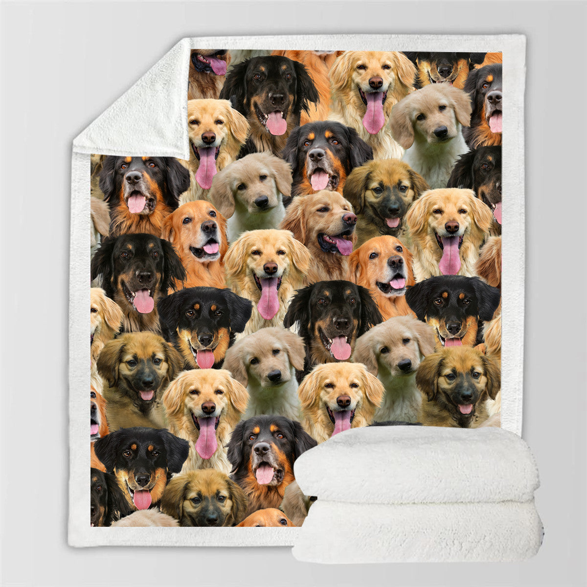 KTX-728595 Modern Printed Flannel Blanket for Pets - Available in Two Sizes