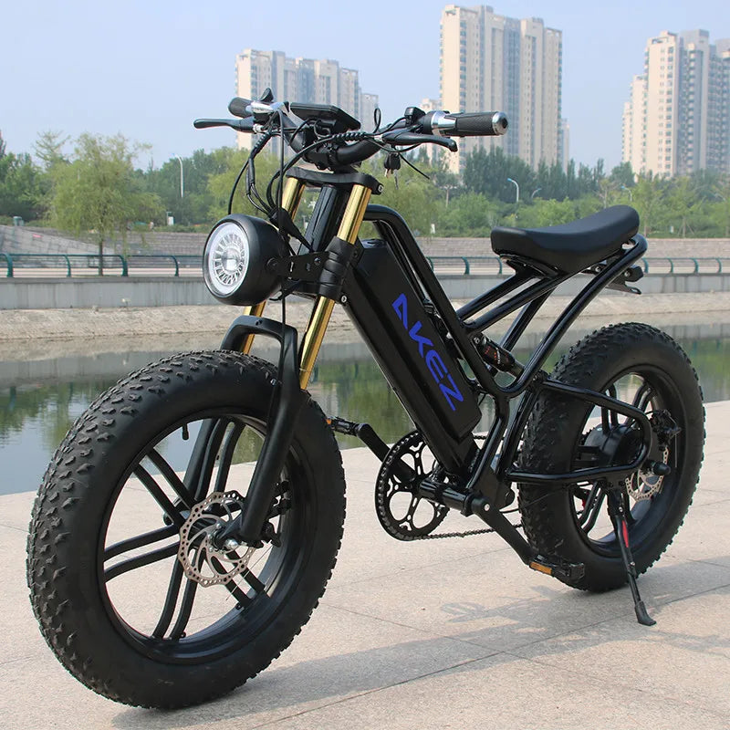 KTX-729299 20 Inch Electric Off-road Fat Tire E-Bike, 48V 17.5AH Aluminum Frame, 30-50 km/h Max Speed