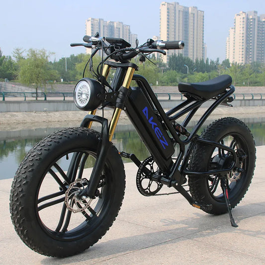 KTX-729299 20 Inch Electric Off-road Fat Tire E-Bike, 48V 17.5AH Aluminum Frame, 30-50 km/h Max Speed