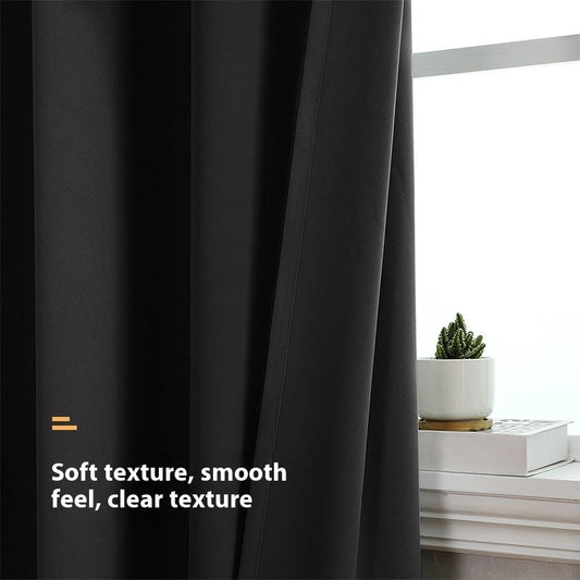 KTX-729299 Modern Simple High Precision Shading Curtain, Various Colors & Sizes Available